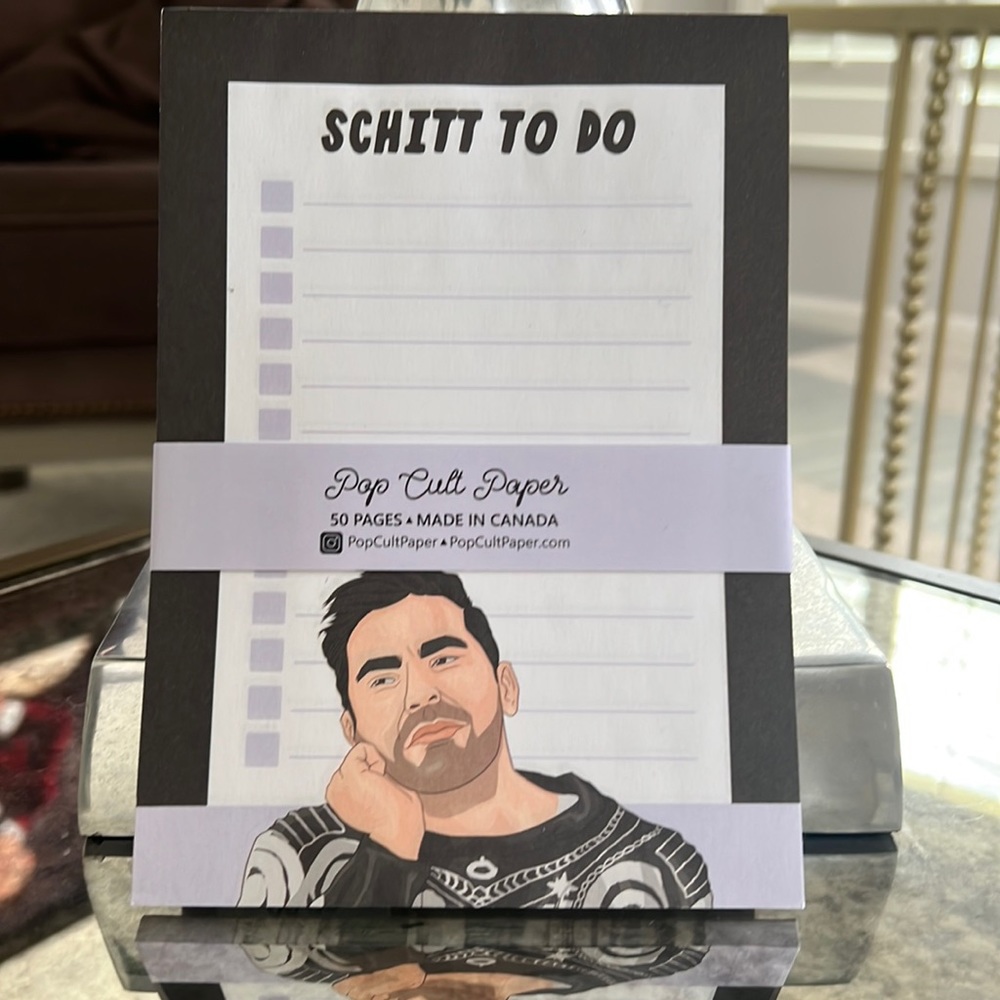 Schitts Creek notepad